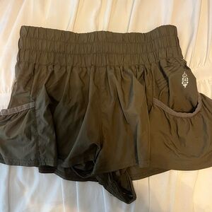 FP Movement by Free People Brown Skorts with Elastic Waistband